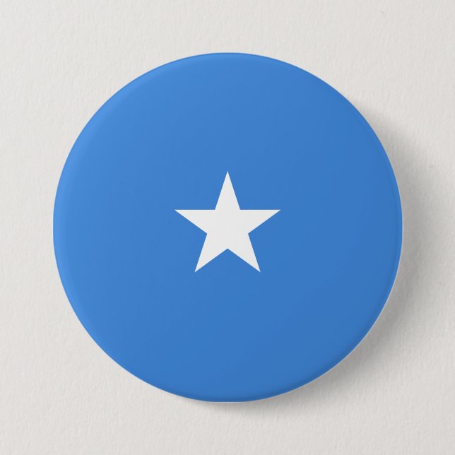 Flag of Somalia 7.5 Cm Round Badge (Front)