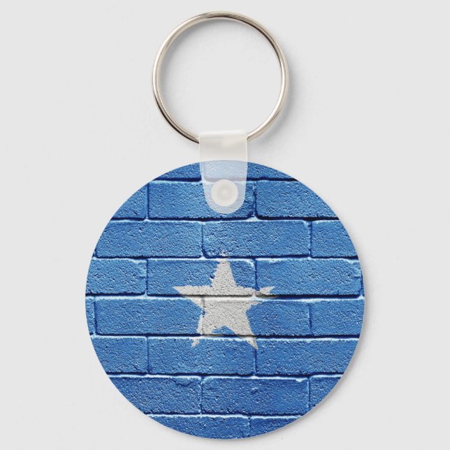 Flag of Somalia Key Ring (Front)