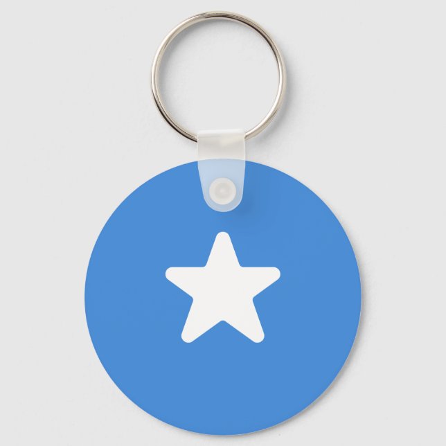 Flag of Somalia Key Ring (Front)