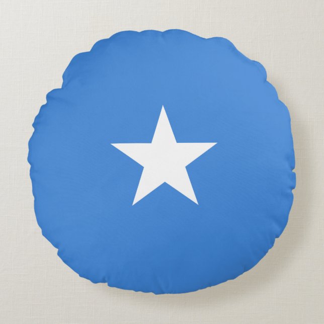 Flag of Somalia Round Cushion (Front)