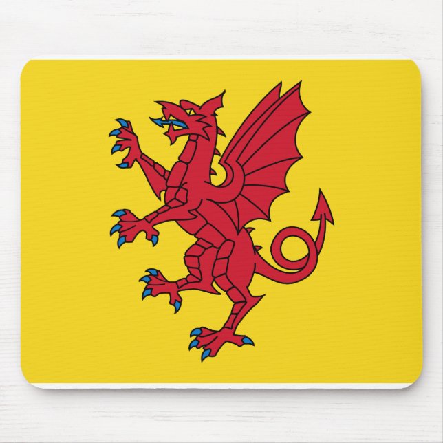 Flag of Somerset  Mouse Pad (Front)