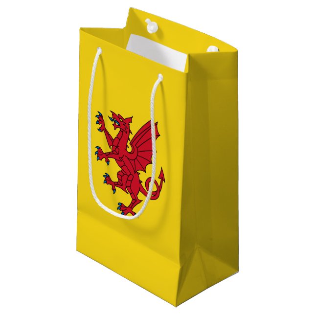 Flag of Somerset Small Gift Bag (Front Angled)