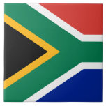 Flag of South Africa Ceramic Tile<br><div class="desc">Flag of South Africa Ceramic Tile</div>