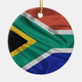 Flag of South Africa Ceramic Tree Decoration