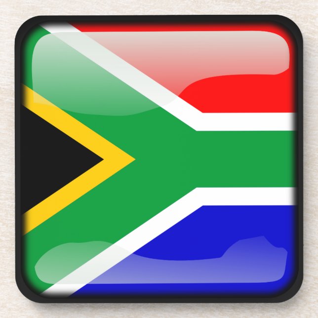Flag of South Africa Coaster (Front)
