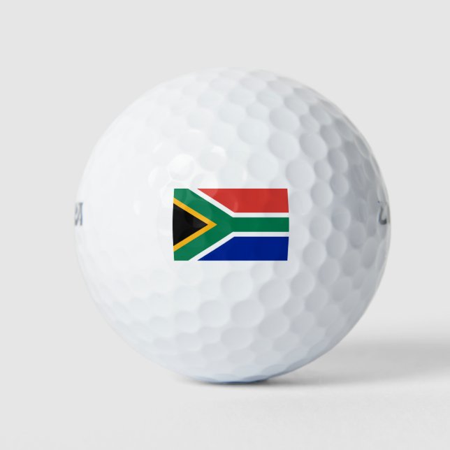 Flag of South Africa Golf Balls (Front)