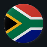 Flag of South Africa - Patriotic Pin Button Badge<br><div class="desc">This item can be customised.  south african, south africa, pretoria, africa, flag, elegant, fashionable, trendy, awesome, stylish, national, insignia, birthday, gifts, chic, popular, useful</div>