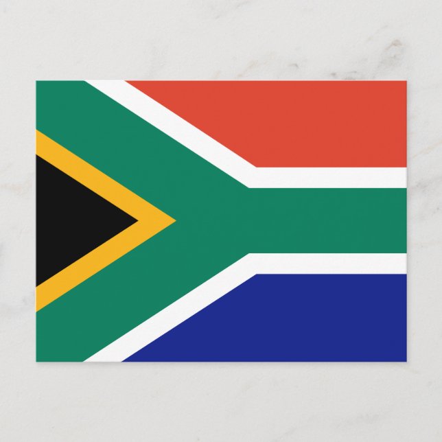 Flag of South Africa  Postcard (Front)