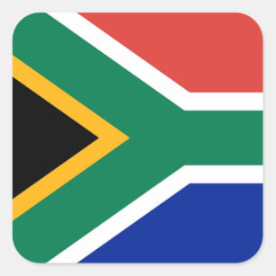 Flag of South Africa Square Sticker