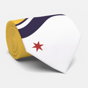 Flag of South Bend (Indiana) Neck Tie