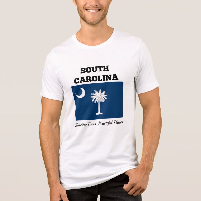 Flag of South Carolina Tri-Blend Shirt (Front)