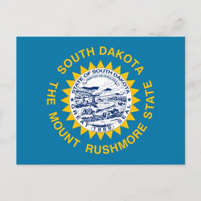 Flag of South Dakota Postcard (Front)