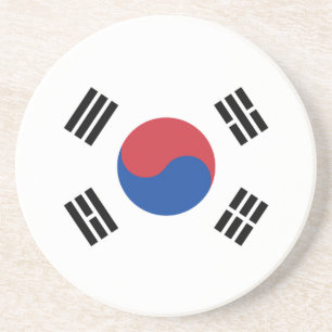 Flag of South Korea Coaster