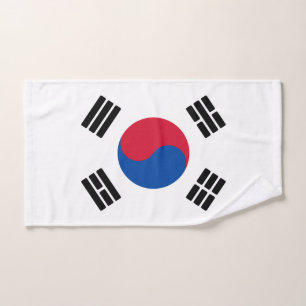 Flag of South Korea Hand Towel