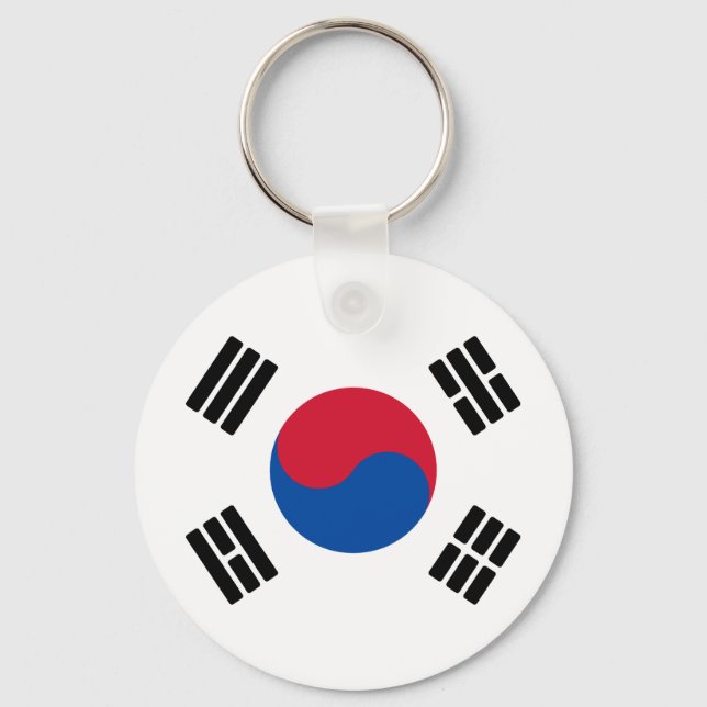Flag of South Korea Key Ring (Front)