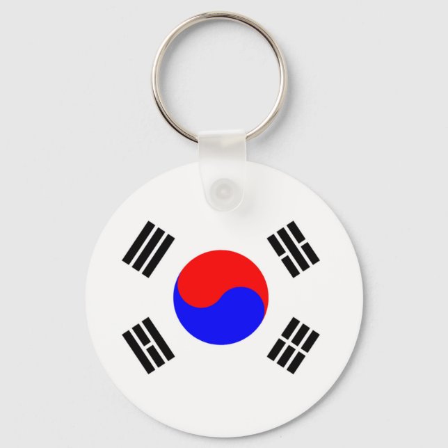 Flag of South Korea Key Ring (Front)