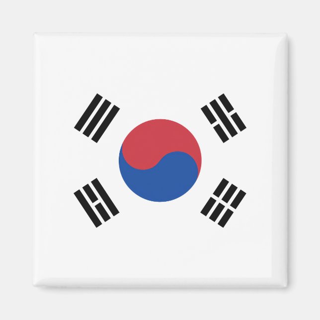 Flag of South Korea Magnet (Front)