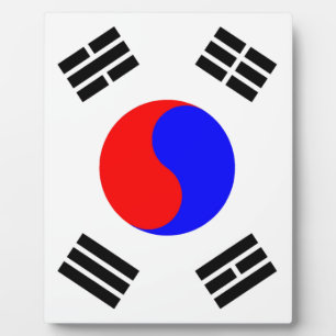 Flag of South Korea Plaque
