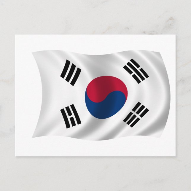 Flag of South Korea Postcard (Front)