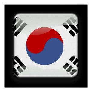 Flag of South Korea Poster