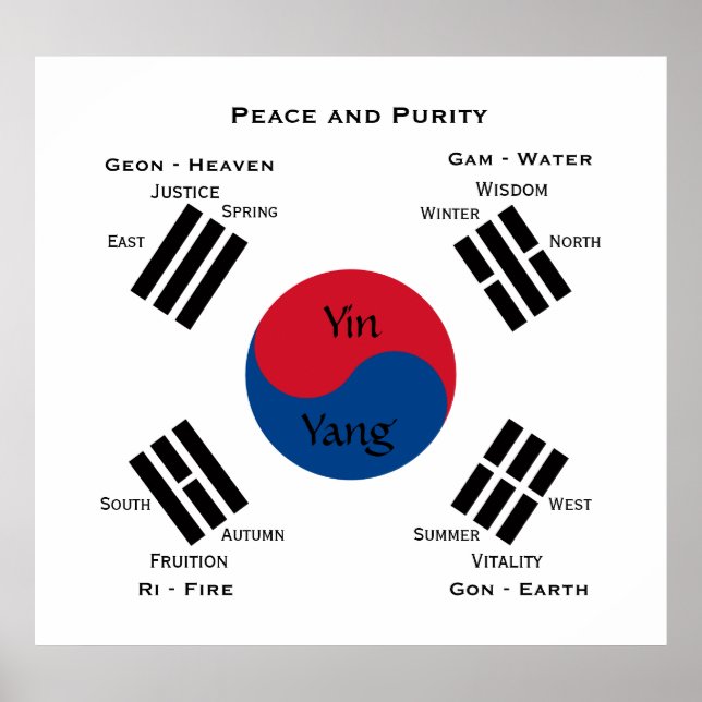 Flag of South Korea Poster (Front)