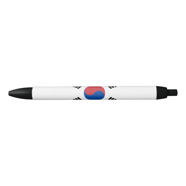 Flag of South Korea (ROK) Black Ink Pen (Front)