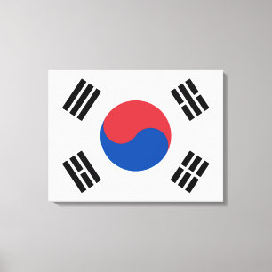 Flag of South Korea (ROK) Canvas Print