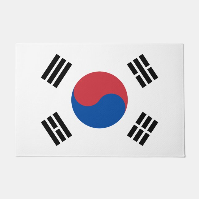 Flag of South Korea (ROK) Doormat (Front)