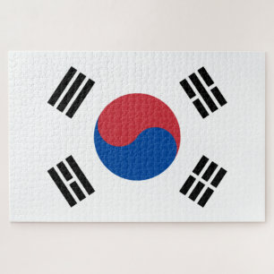 Flag of South Korea (ROK) Jigsaw Puzzle