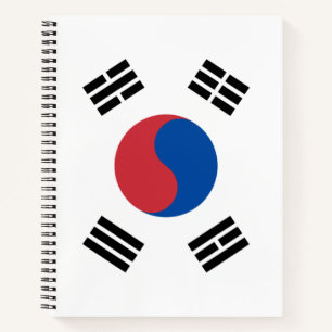 Flag of South Korea (ROK) Notebook