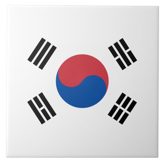 Flag of South Korea (ROK) Tile (Front)