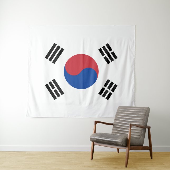 Flag of South Korea Tapestry (In Situ (Horizontal))