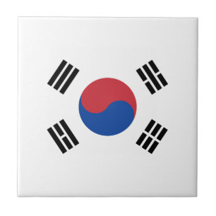 Flag of South Korea Tile