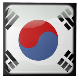 Flag of South Korea Tile