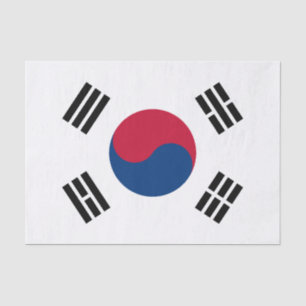 Flag of South Korea Tissue Paper
