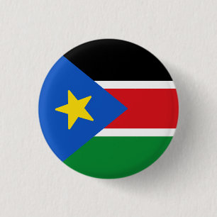 Flag of South Sudan 3 Cm Round Badge