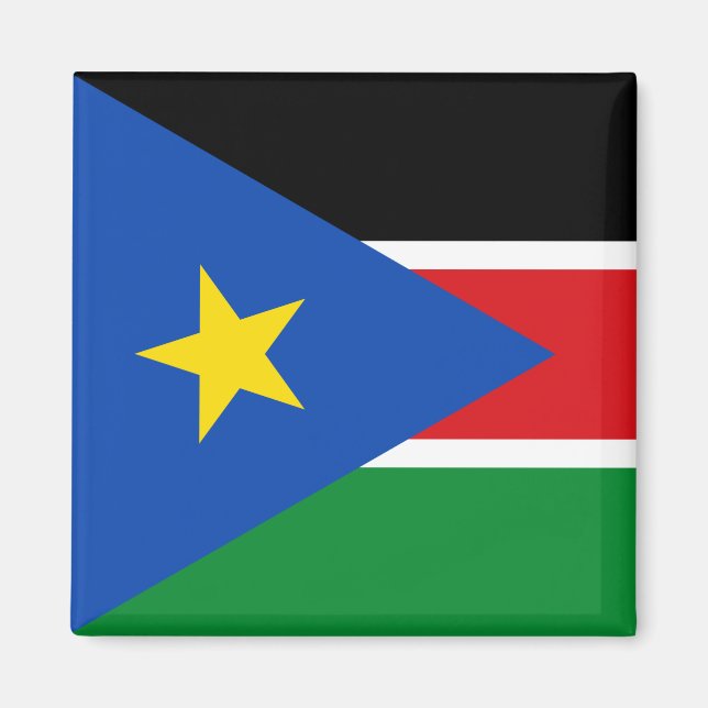 Flag of South Sudan (Africa) Magnet (Front)