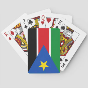 Flag of South Sudan (Africa) Playing Cards