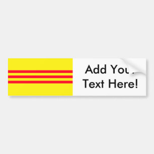 Flag of South Vietnam Bumper Sticker