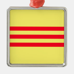 Flag of South Vietnam Metal Tree Decoration