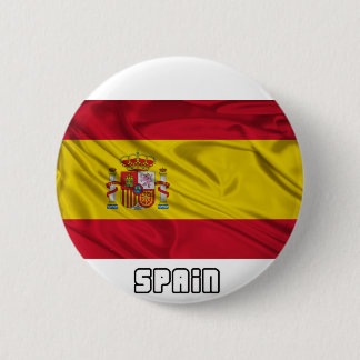 Flag of Spain 6 Cm Round Badge