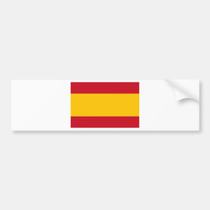 Flag of Spain, Bandera de España, Bandera Españo Bumper Sticker