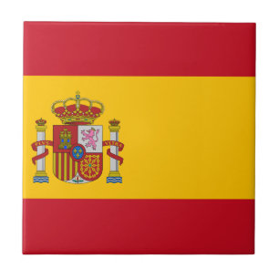 Flag of Spain - Bandera de España - Spanish Flag Tile