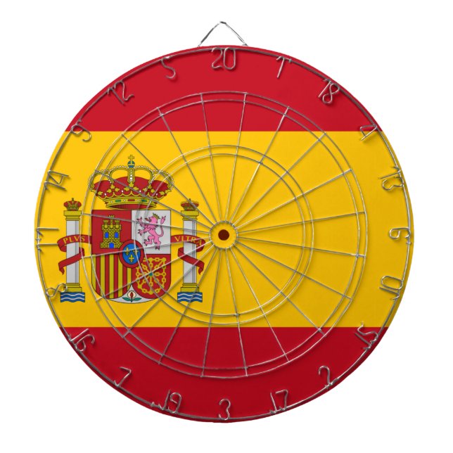 Flag of Spain Dartboard (Front)