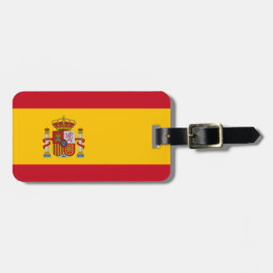Flag of Spain Easy ID Personal Luggage Tag