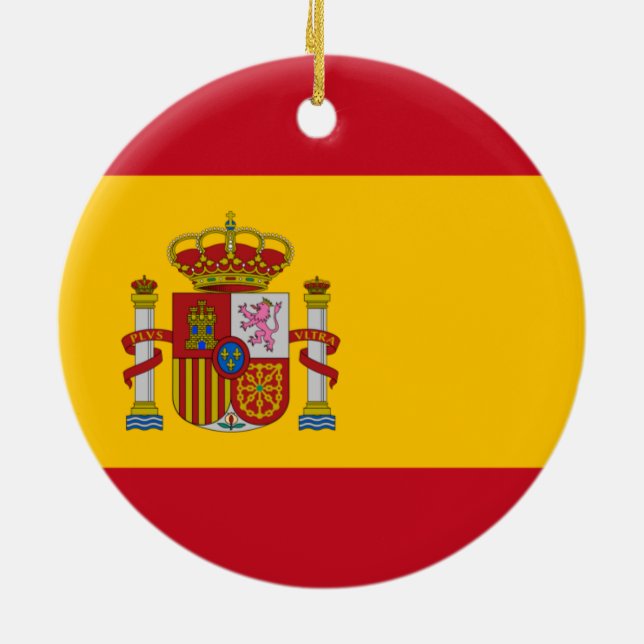 Flag of Spain Ornament (Back)