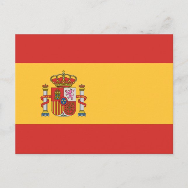 Flag of Spain Postcard (Front)