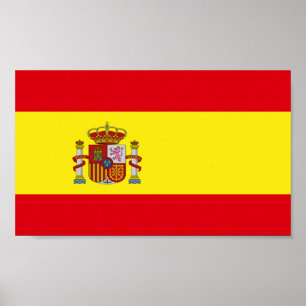 Flag of Spain Poster