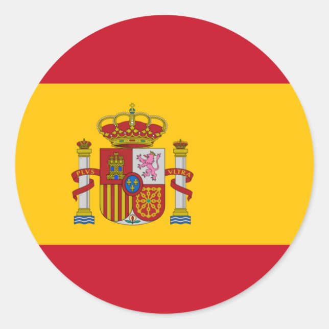 Flag of Spain Sticker (Front)