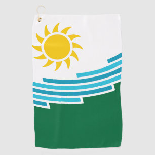 Flag of Spokane, Washington Golf Towel